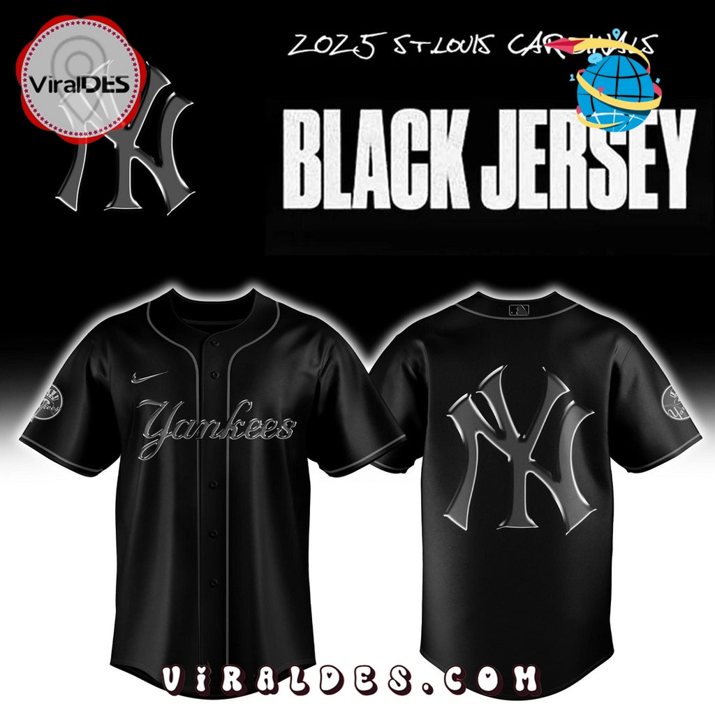 Yankees Back to Black 2025 Baseball Jersey