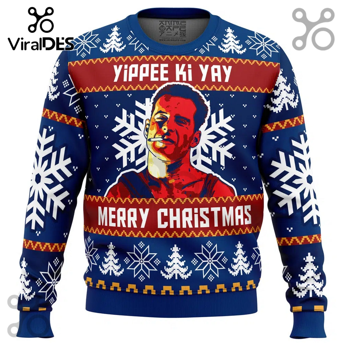 Yippee Ki Yay Die Hard Ugly Sweater 2025