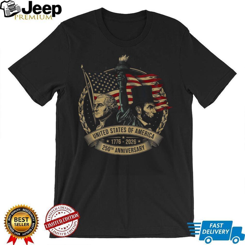 American Semiquincentennial Washington and Lincoln Heritage Tee