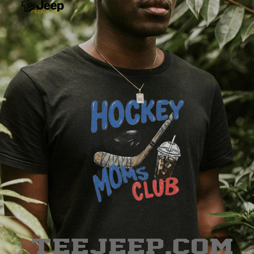 Hockey Moms Club Iced Coffee & Sports Vintage Acid Wash Shirt