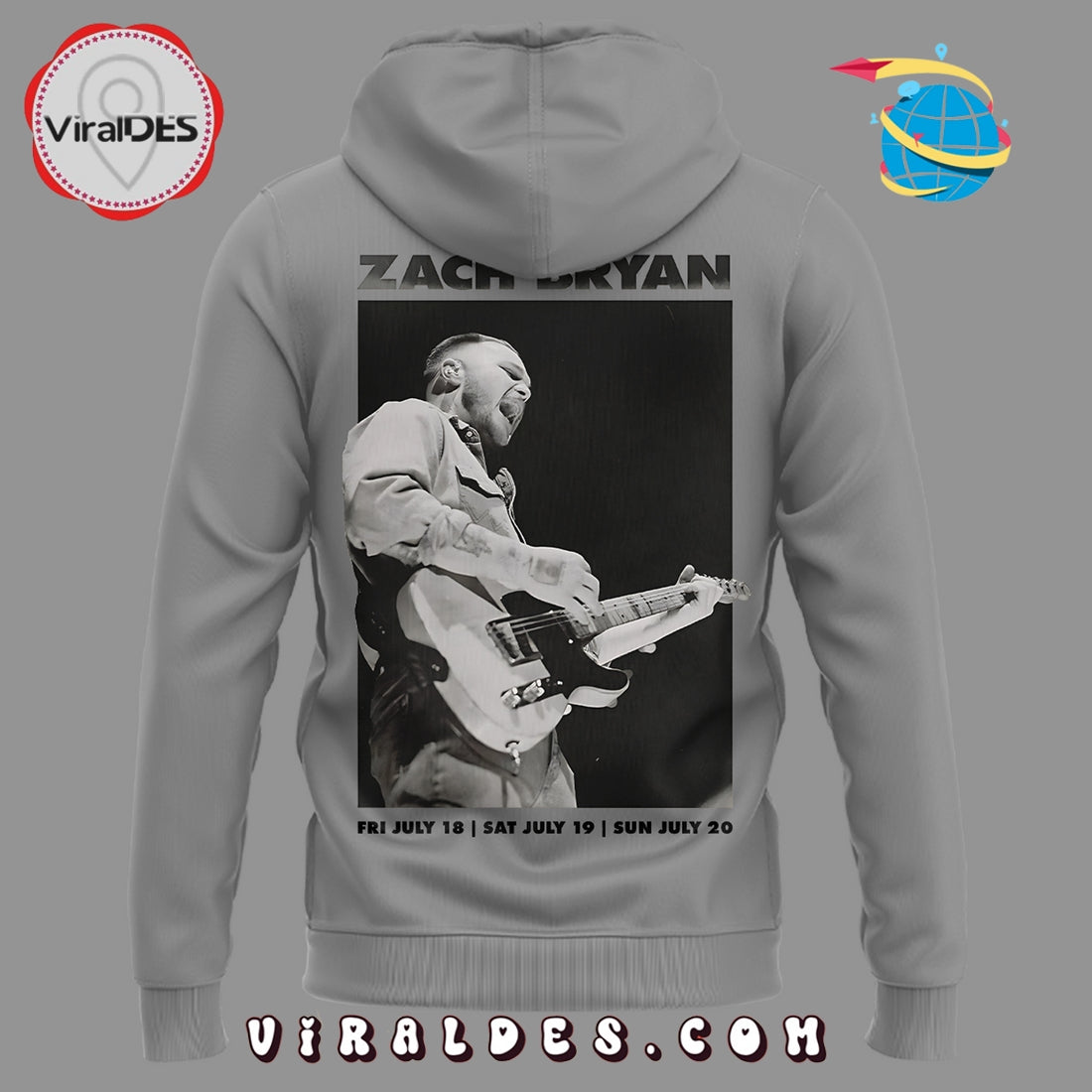 Zach Bryan Meadowlands Grey Hoodie, Long Pants