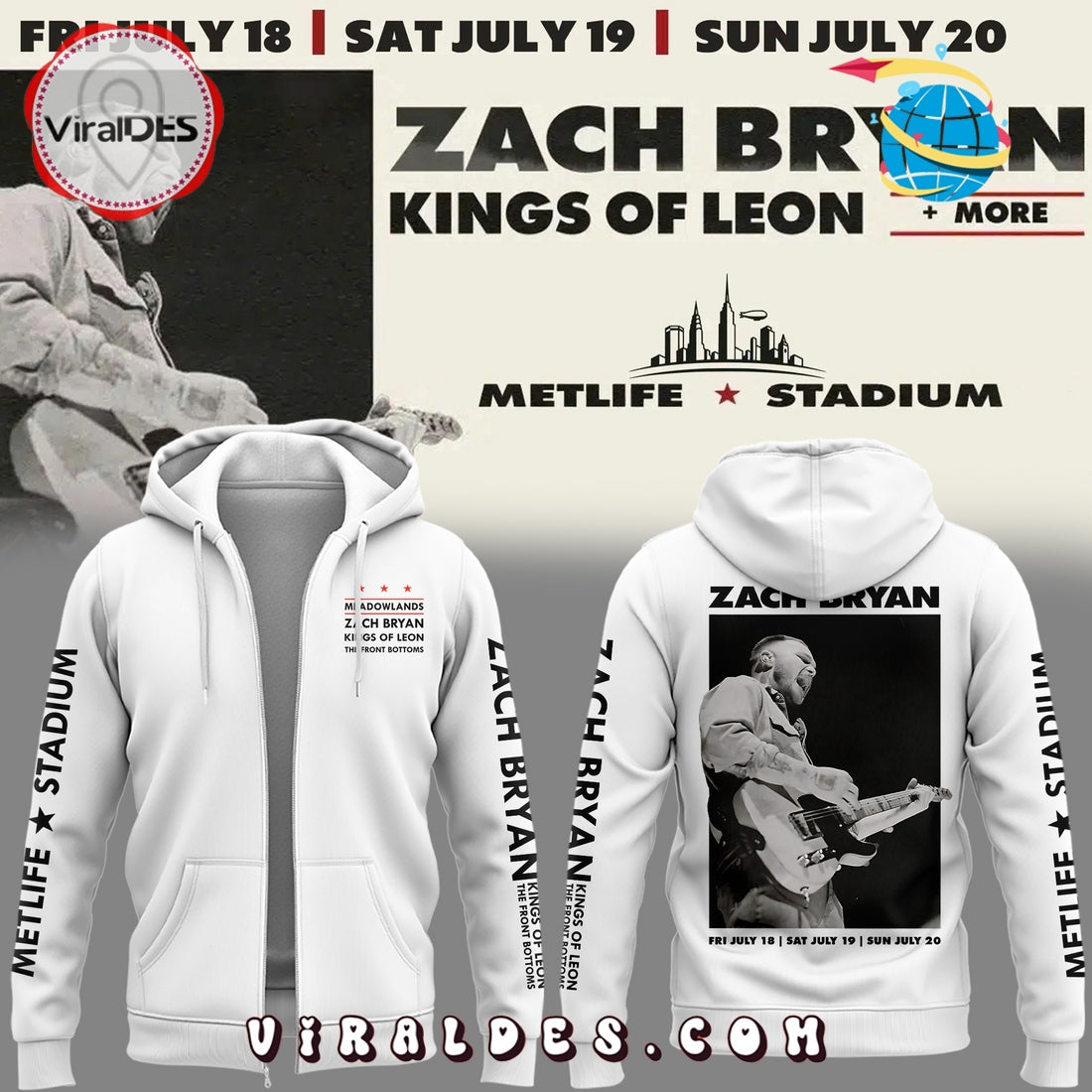 Zach Bryan Meadowlands Limited Edition Hoodie 2025